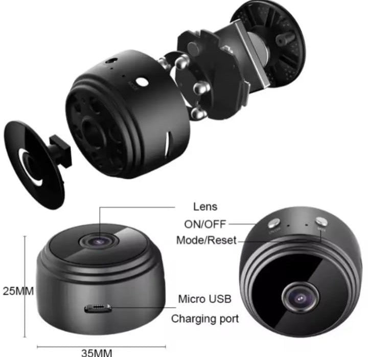 A9 Mini WiFi Camera – Portable Wireless Home Security