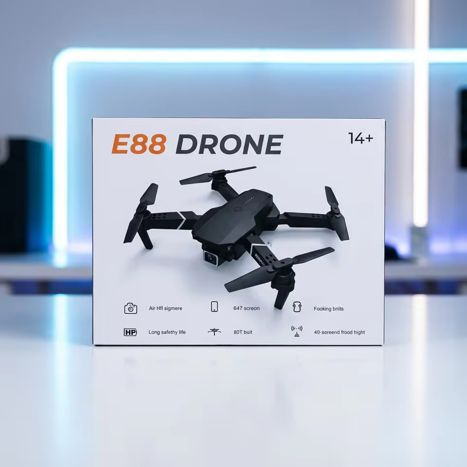 E88 Mini Drone – Foldable RC Drone with HD Camera & WiFi FPV