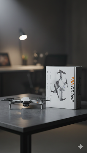 E88 Mini Drone – Foldable RC Drone with HD Camera & WiFi FPV